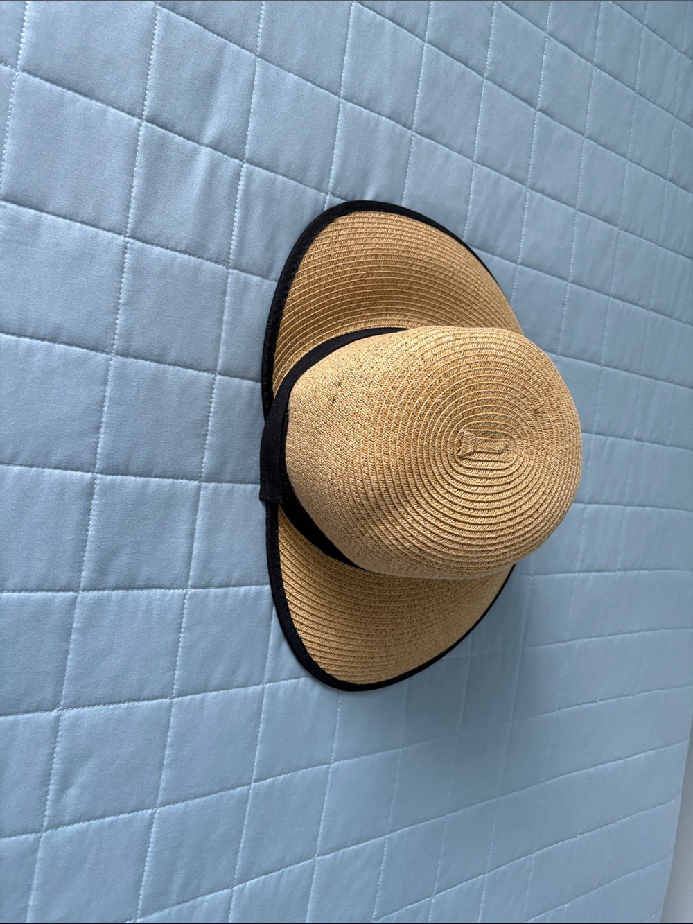 Cappelli Straworld Natural Straw Sun Hat with Black Trim